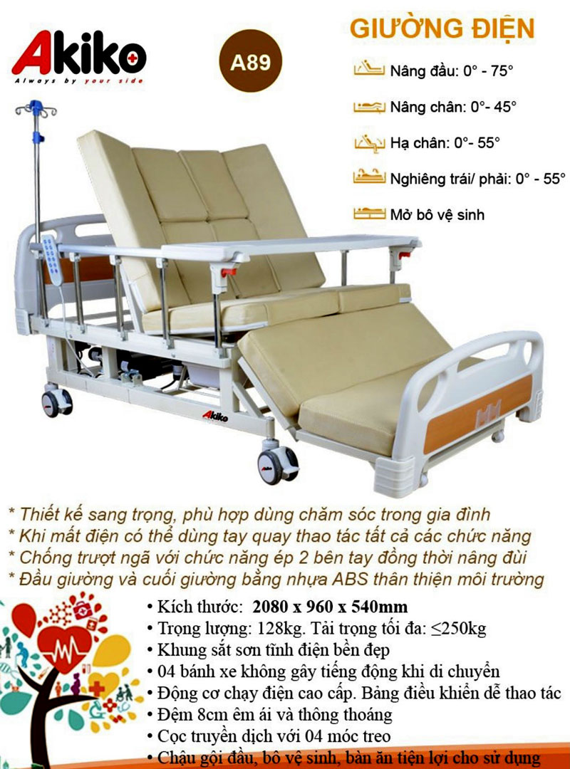 Giường Điện Y Tế AKIKO A89